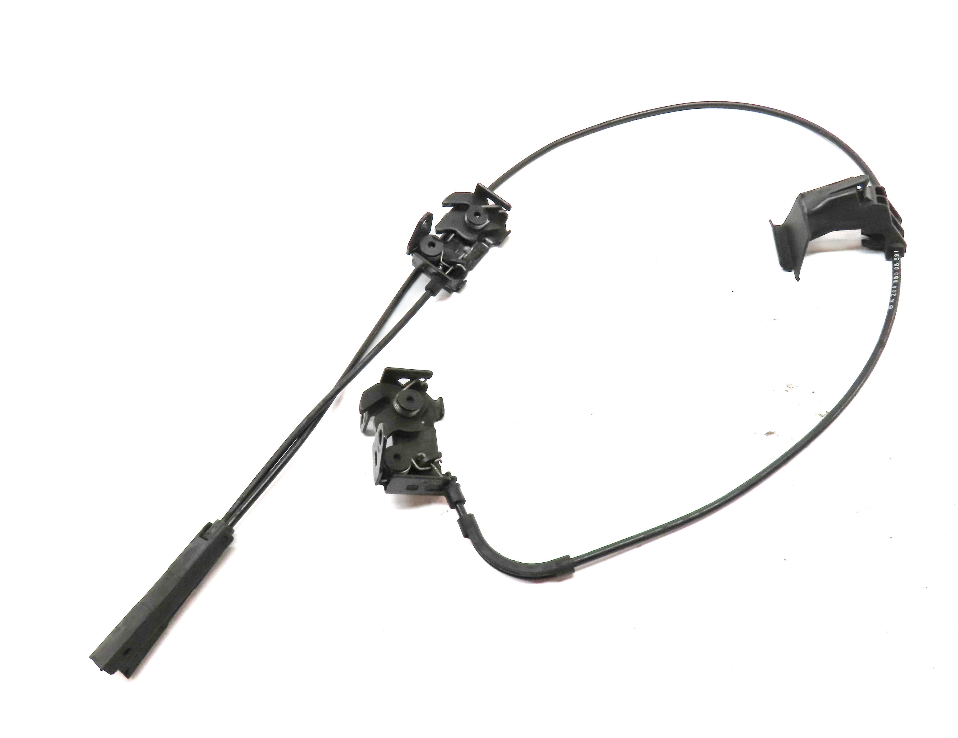 2013 MERCEDES C250 (W204) FRONT HOOD BONNET LID LOCK LATCH CABLE SET — exact item pictured